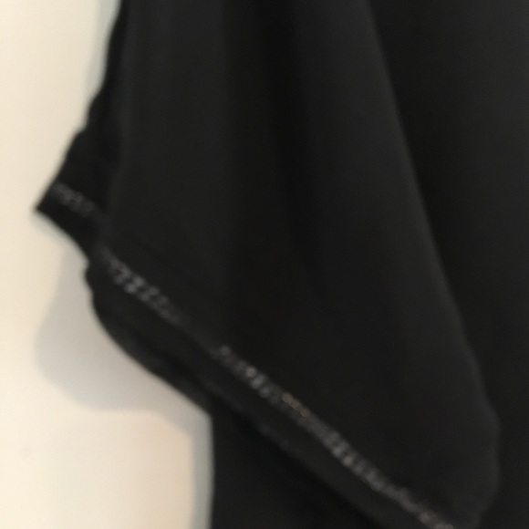 Gorgeous LA Made sheer black top with chain trim - Picture 4 of 7